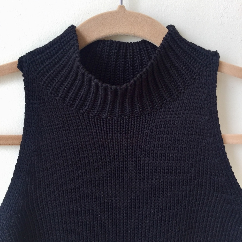 Guess Black Turtleneck Sweater